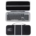 Lebakort Hard Case Compatible with Logitech Alto Keys K98M Keyboard, Black