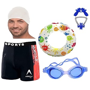 LEBAMI Boys Swimming Kit with 1 Swimming