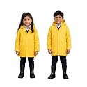 LEBAMI Waterproof Raincoat with Hood for kids Boys & Girls- Lightweight, Windproof Rain Jacket for Kids and Toddlers