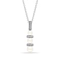 LeCalla 925 Sterling Silver Pearl Necklace for