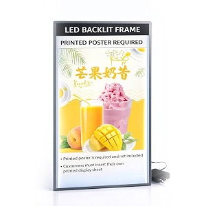 LED Backlit Menu Display Board Ultra