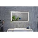 LED Bathroom Mirror 40 "x 22" with Front and Backlight, Large Dimmable Wall Mirrors with Anti Fog, Memory, 3 Colors, LED Vanity Mirror