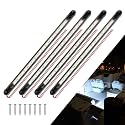LED Boat Interior Strip Lights, White, IP 67 Waterproof 4-Pack