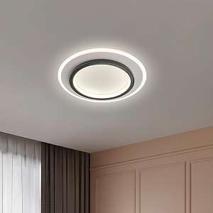 LED Ceiling Light 50W - Black Round