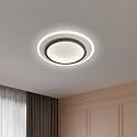 LED Ceiling Light 50W Black Round