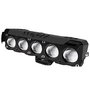 led fog light 5 lens 30w with 4 modes flashing yellow white dual beam heavy duty waterproof light for motorcycle amp car