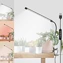 LED Grow Lights for Indoor Plants,6000K Clip Plant Light with White Red LED