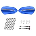 LED Handguards Fit for Harley Touring Models, Color Matched Hand Guards with Turn Signals & DRL Running Light Compatible with 1993-2026 Touring Bikes Cobalt Blue