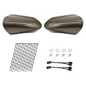 LED Handguards Fit for Harley Touring Models, Color Matched Hand Guards with Turn Signals & DRL Running Light Compatible with 1993-2026 Touring Bikes River Rock Gray Denim