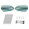 LED Handguards Fit for Harley Touring Models, Color Matched Hand Guards with Turn Signals & DRL Running Light Compatible with 1993-2026 Touring Bikes Spruce