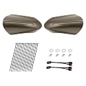 LED Handguards Fit for Harley Touring Models, Color Matched Hand Guards with Turn Signals & DRL Running Light Compatible with 1993-2026 Touring Bikes River Rock Gray