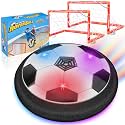 Nazano LED Hover Soccer Ball, Floating Soccer Set with 2 Goal Soccer, Indoor Soccer Game for Young Boys and Girls, Birthday Gifts for Young Kids, Toys Gifts for Ages 3-12
