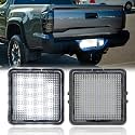 LED License Plate Light Fit for Tacoma 2016-2022, Tundra 2014-2021, 2PCS Tag Lights for License Plate White Lights, Clear Lens