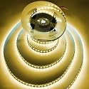 LED Light Strip, 16.4ft 600 Units SMD 5054 LEDs(5050 Upgraded), 16000LM Flexible 12V DC Waterproof IP65 Light Strips, LED Ribbon, DIY Christmas Home Kitchen Indoor Party Decoration (Warm White 3500K)