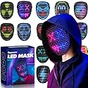 LED Mask Gesture Sensing Light up Mask Cool Kids Toys Gifts for Boys