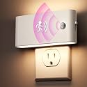 Briignite Motion Sensor Night Light,0-100LM Dimmable Nightlight,3000K,White