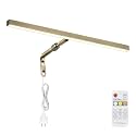 LED Picture Lights for Paintings Plug in, 16 Inch 4W Adjustable Art Light Gallery Wall Light for Display Art Work, Antique Brass Finish, CRI90+, 3000K Warm White