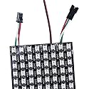 LED Pixels Matrix Panel WS2812B RGB Digital Image Video Text Display 8x8cm