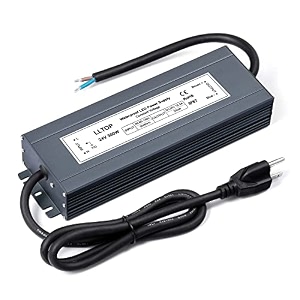 LLTOP 60W LED Driver – Waterproof 100-264V AC To 24V DC 2.5A Power Supply, Ultra Slim Low Voltage Transformer For Indoor & Outdoor LED Lights