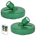 HAMVIDNE Wireless LED Spotlight, Battery Powered Indoor Plant Tree Up Light
