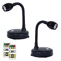 HAMVIDNE LED Spotlight, Battery Indoor Spot Lights 360°Rotation with Remote