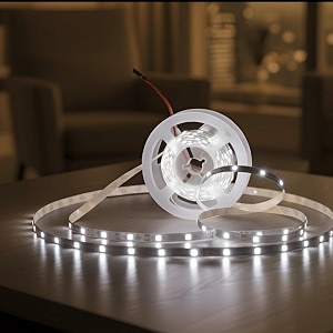 led strip light for home decoration  waterproof adhesive cove lighting for ceiling cabinet amp festive dcor 5 mtrs white 120 led per meter