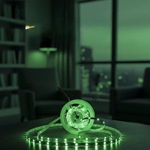 led strip light for home decoration  waterproof adhesive cove lighting for ceiling cabinet amp festive dcor 35 mtrs green 60 led per meter