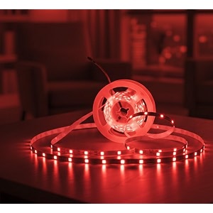led strip light for home decoration  waterproof adhesive cove lighting for ceiling cabinet amp festive dcor 5 mtrs red 240 led per meter