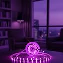 LED Strip Light for Home Decoration | Waterproof Adhesive Cove Lighting for Ceiling, Cabinet &amp; Festive décor, 5 mtrs. (Pink, 240 LED per Meter)