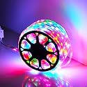 LED Strip Rope Light WaterProof IP65 Ceiling Light|Decorative|led Lights with Adapter For Diwali Light | Home Decoration | Christmas | Festival Lights ( 60 meter ,Multi Color ,Silicone Rubber )