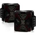 LED Tail Lights For 2007-2018 Jeep Wrangler JK JKU,X-Shape Smoked2
