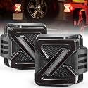 LED Tail Lights For 2007-2018 Jeep Wrangler JK JKU,Z-Shaped Smoked