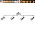 LED Track Lighting Kit 48W Track Light,Flexibly Rotatable Head