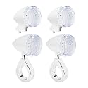 4Pcs LED Turn Signal Light Chrome-Clear Lens