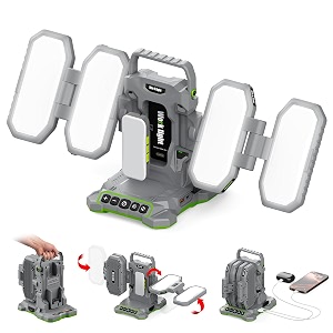 LED Work LightCompatible with Milwaukee 18V Battery10000LM
