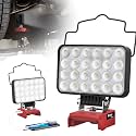 LED Work Light Compatible with Milwaukee18V Battery, 132W 13200LM