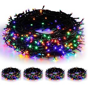 35 feet long led power pixel serial string light 360 degree light in bulb  copper led pixel string light for home decorationdiwalichristmasmulti color with mode pack of 5