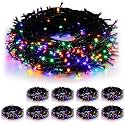 35 Feet Long LED Power Pixel Serial String Light, 360 Degree Light in Bulb | Copper Led Pixel String Light for Home Decoration,Diwali,Christmas(Multi Color with Mode) Pack of 10