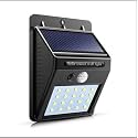 Leddit® Motion-Activated Solar Wall Light – Perfect for Entrance, Garden, and Parking (Cool White, Pack of 1)