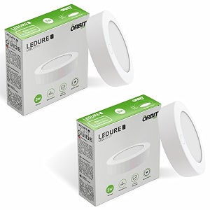 ledure orbit 3w surface light 3w led striker light cabinet led light cool white pack of 1