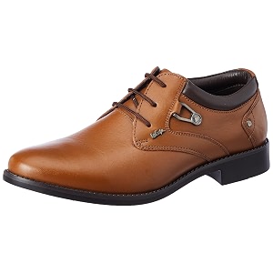 Lee Cooper LC2024B3R Mens Leather Derby Formal