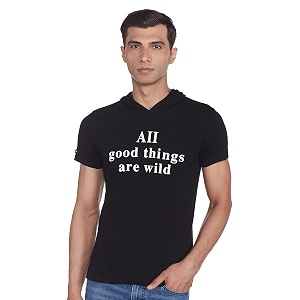 Lee Cooper Mens Solid Regular Fit T-Shirt