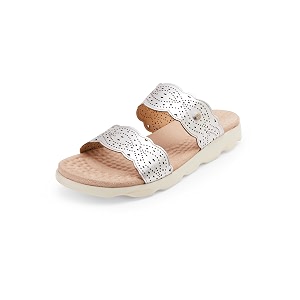 Lee Cooper Womens LCW10108 Silver Slider 36EU