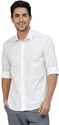Lee Cross Men Solid Casual White Shirt