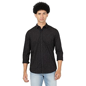 Lee Mens Polka Dots Slim Fit Shirt