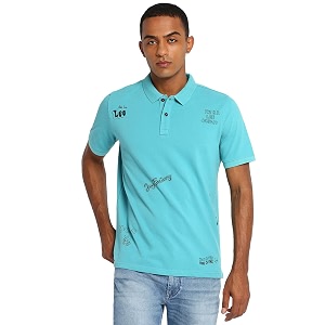 Lee Mens Solid Regular Fit Tshirts