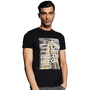 Lee Mens Solid Slim fit T-Shirt