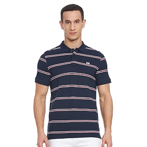 Lee Mens Striped Regular Fit T-Shirt