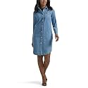 Lee Women's Legendary All Purpose Long Sleeve Denim Dress