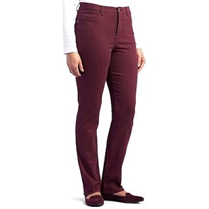 lee women39s petite classic-fit monroe straight-leg jean